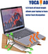 YOCAHAOY 13-18.6in pro/HP/Pixelbook/Lenovo,More Wooden Laptop Stand Vertical Laptop for Bamboo Stand for Desk,Laptop