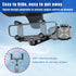 Rear View Mirror Phone Holder, 360 Degree Rotatable and Retractable Auto Phone Mount, Universal Holder for All
