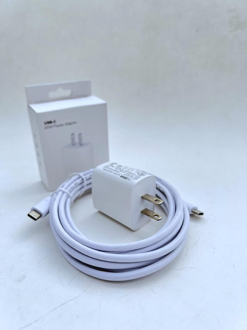 OMNIHIL Wall Charger + USB-C-to-USB-C Cable for Energizer MAX 30,000mAh Power Bank Model UE30068