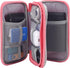 Electronic Organizer Travel USB Cable Accessories Bag, Waterproof Case for Power Bank, Charging Cords, Earphones
