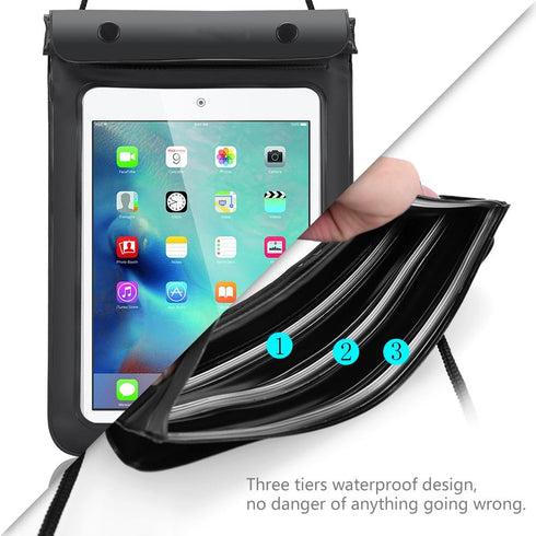 7-8 Inch Universal Tablet Waterproof Case Dry Bag Pouch for Samsung Galaxy Tab and iPad Mini