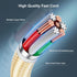 Essri 1FT USB to Lightning Charger Cord 2Pack, Nylon Braided Long Charging Cable 1 Foot Compatible with iPhone