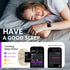 TOZO 2024 New Upgraded Smart Watch for iPhone & Android, 1.83" Fitness Tracker, IP68 Waterproof, 100+ Sport Modes