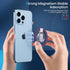 KCA_S3 360 15 16 17 S24 Purple Phone Ring Holder Case Compatible Magnetic Grip Rotation iPhone Pro Max Samsung Galaxy