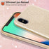 MILPROX Glitter Luxury Case for iPhone Xs MAX, Shiny Sparkly Slim Bling Crystal Clear, 3 Layer Hybrid Protection