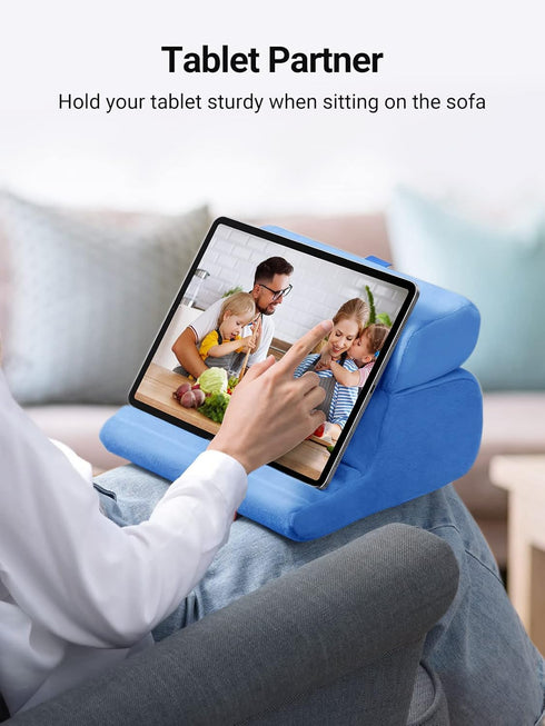 UGREEN 3 13 12 11 10.5 5 4 3 2 16 15 14 Tablet Pillow Stand for Lap Soft Holder Bed with Viewing Angles Adjustable Home