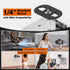 BAISHUN 3-in-1 1/4-Inch Setup, 360-degree Projector Stand Desk, Wall and Ceiling Mount with Thread, Foldable, Easy