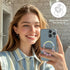 Wome 2 12 13 14 15 16 17 (1, Phone Keychain Holder: Keychain Holder for Magsafe with Detachable Rings Magnetic Grip