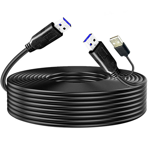 YOTETION USB 3.0 Cable 40FT, Male to Male, Compatible with Hard Drive, Cooling Fan, Camera, DVD Player, and More