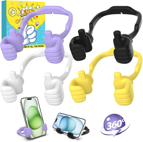Stocking Stuffers for Teens, Lazy Phone Stand Cell Phone Holder for Desk, Funny Gifts for Men, Women, Christmas Gadget