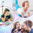 10 Pack Set (LS04,10 Classroom Headphones Bulk Multi Color for Kids School, Wholesale Class Durable Earphones