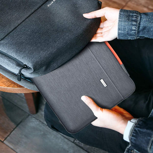 LANDICI 360° Protective Laptop Sleeve Case for 14-15 Inch MacBook Pro, Air, Surface Laptop, Waterproof, Grey