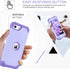 BENTOBEN iPhone SE 2022 & 2020 Case, Heavy Duty 3-in-1 Rugged Shockproof Hybrid, Light Purple/Lavender.