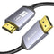 Reborn DisplayPort to HDMI Cable 10FT - 4K@60Hz/ 2K@120Hz, Unidirectional Display Port