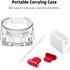 2 Pack Anti Dust Plugs for iPhone, 8 Pin Dust Cover with Mini Storage Box for Charging Port