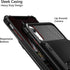 Vofolen iPhone XR Case Wallet with ID Slot, Credit Card Holder, Scratch Resistant Dual Layer Bumper Cover - Black