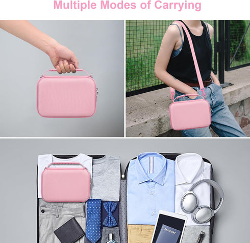 Canboc Carrying Camera Case for Sony ZV-1/ZV-1 II/ZV-1F Vlog Digital & Vlogger Accessory Kit, Travel Storage Bag with