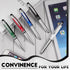 5 Pieces Stylus Pen for Touchscreen Devices, Multi-Function Capacitive Pen with LED Flashlight and Ballpoint