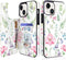 uCOLOR Flip Leather Wallet Case Card Holder Compatible with iPhone 13 6.1, iPhone 14 6.1, Women with Card Holder