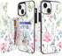 uCOLOR Flip Leather Wallet Case Card Holder Compatible with iPhone 13 6.1, iPhone 14 6.1, Women with Card Holder