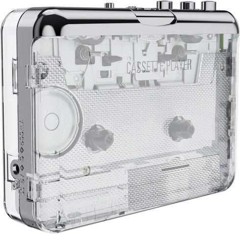 Docooler Cassette Player, Auto Reverse Clear Stereo Cassette Player, Tape-to-MP3 Converter Recorder