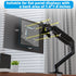 WEARSON 100x100 mm 24,27,32 inch 11-22lbs Non VESA Monitor Mount Adapter - VESA Adaptor Mount for Monitor Without Holes