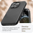 LONLI Edition iPhone 15 Pro Max Case - Premium European Genuine Leather, Develops Patina Over Time, Compatible with