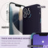 SURPHY iPhone 13 Pro Max Case with Screen Protector, Liquid Silicone Phone Case 6.7 inch 2021, Camera Protection + Soft