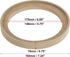 X AUTOHAUX 2Pcs Car Speaker Spacer Ring, Universal for 6.5 Inch Speakers, Mounting Spacer Recess Bezel Plate