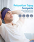 Voerou Sleep Headphones Bluetooth Headband, 10Hrs Wireless Sports Sleeping Headphones for Travel, Yoga, Workout,