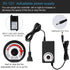 120mm 12V 110V 115V 12V 2A DC Blower Cooling Fan, AC to DC Power Cord with Speed Controller,for Router Receiver DVR