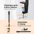 TARION Desktop Light Stand with 1/4" 3/8" Screws, Adjustable 14-25in for Ring Light, Photography, Virtual Meetings