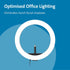 Kensington L1000 Bicolor Ring Light with Webcam Mount for Video Conferencing, Model K87653WW