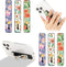 6 Pieces Phone Strap Grip Holder, Telescopic Finger Strap Stand for Most Smartphones (Blossom)