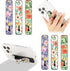 6 Pieces Phone Strap Grip Holder, Telescopic Finger Strap Stand for Most Smartphones (Blossom)