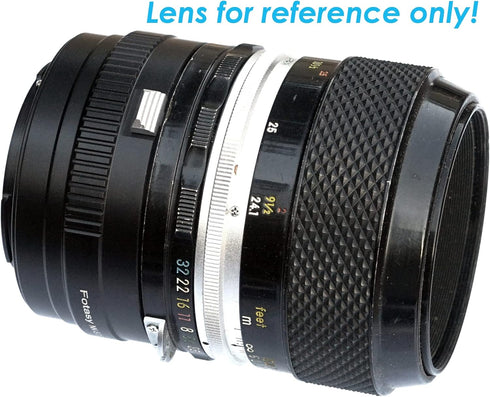 Fotasy Nikkor F Mount Lens to Canon EF-M Adapter, Compatible with Canon EF M Mount Mirrorless Cameras