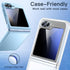JETech Front Privacy Screen Protector for Samsung Galaxy Z Flip 6, Anti-Spy Tempered Glass Film, 2-Pack