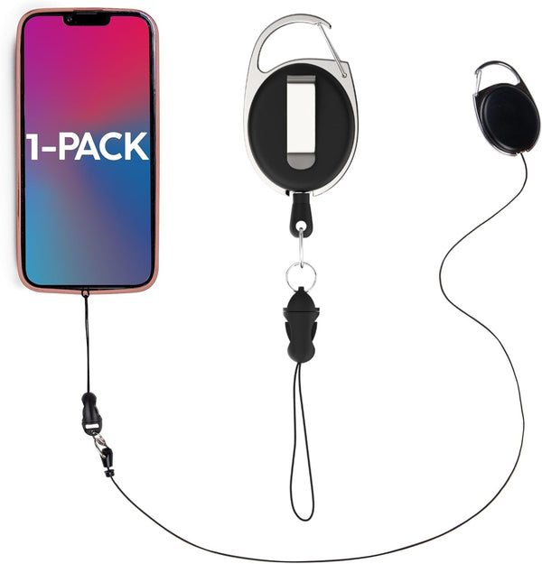 Phone Assured Anti-Drop Anti-Theft Smartphone Safety Leash and Clip