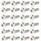 tatoko 50Pcs VESA Computer TV LCD Monitor Stand Bracket Mounting Screw (M4X10)