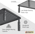 2 Pack EVOOMI Back Saver Monitor Stand for Desk - Monitor Riser - Anti-Skid HD Hexagonal Steel Computer Stand - Free