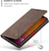 SINIANL iPhone 11 Pro Wallet Case, Leather Flip Case with Kickstand, Credit Card Slot, Magnetic Closure, Coffee