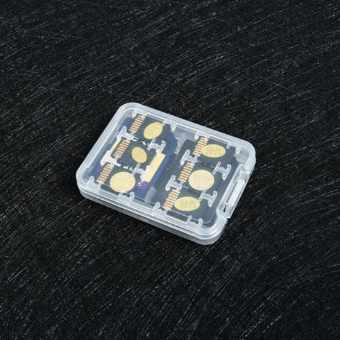 anso 8 (1 Slot Micro SD TF Memory Card Case Holder Waterproof Hard Protector Storage Box PC)