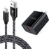 Quick Charge 3.0 Wall Charger for Samsung Galaxy S24 S23 S22 S21 S20 FE, Note 20 & more, with Type C Cable. Fast