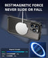 Unitedtime Magnetic Waterproof iPhone 14 Pro Case with Built-in Screen Protector, Shockproof Dustproof Full Body Cover