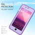 Waterproof Case Cover for iPhone 8 7 Plus - Built-in Screen Protector, Shockproof Snowproof Underwater