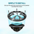 NuIth 6.5 Inch Hollow Subwoofer Grill, 6 1/2 Inch Universal Speaker Cover Protector with Screws for Car Audio