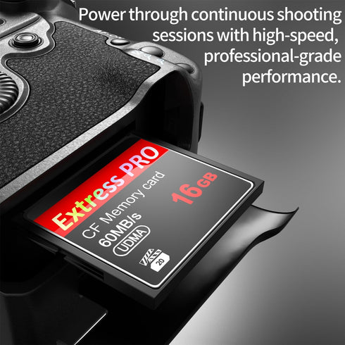 HuiErHui 16GB 60MB/s,Original Original CF Card,UDMA Speed Up to Camera Memory Card