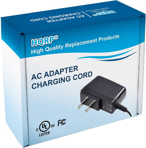 HQRP AC Adapter for Gold's Gym Stride Trainer 380 Elliptical GGEL62808 GGEL628080 GGEL628081 Power Supply Cord [UL