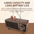 Retro Bluetooth Speaker, Vintage Radio Walnut Wood Rotary FM Radio, 20W Dual Speakers Stereo, U Disk/TF Card/Aux Music