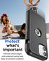 AICase iPhone 11 Case - Rugged Heavy Duty Full Body Shockproof Military Protection, Durable Cover for 6.1" iPhone 11.